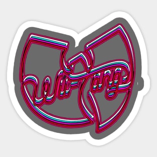 wutang purple light Sticker